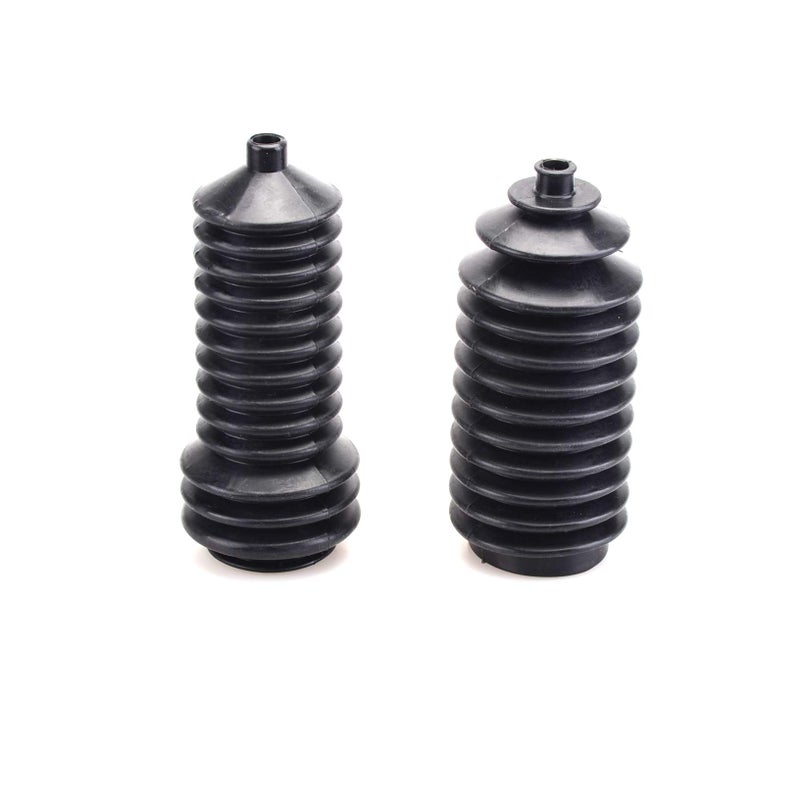 Mallofusa A Pair Steering Rack Boots Compatible for Polaris Ranger RZR 400 500 570 700 800 900 1000 5412012 5412013 ETX 2015 EV 2012 Black - Image 1